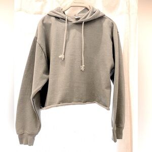 💚J.o&co Sage Green Cropped Hoodie